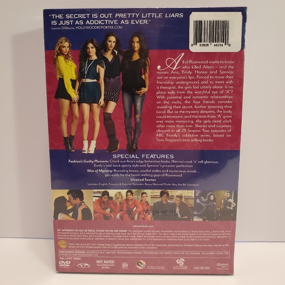 Pretty Little Liars DVD The Complete Second Season New - Picture 2 of 4